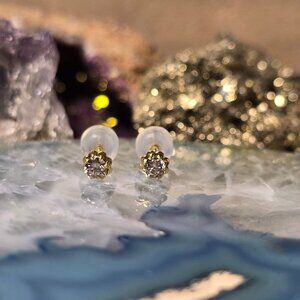 Earrings 18k with diamonds